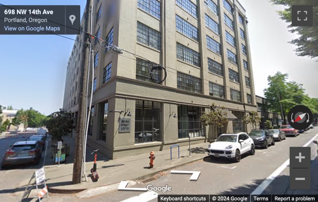 Street View image of 630 Northwest 14th Avenue, 1st Floor, Portland (Oregon)