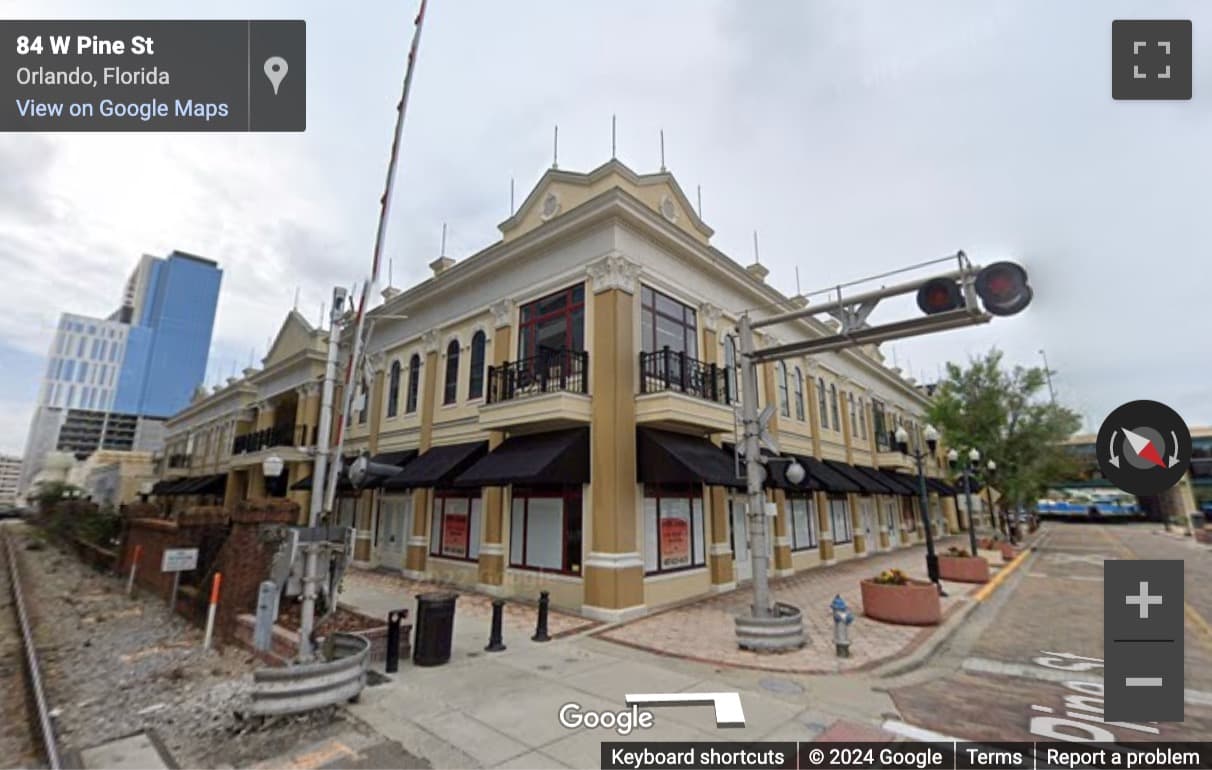 Street View image of 101 South Garland Avenue, 3rd Floor, Orlando (Florida)