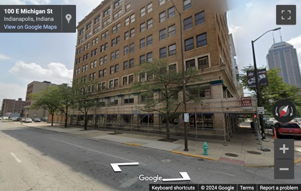 Street View image of 429 Pennsylvania Street, 1st Floor, Indianapolis