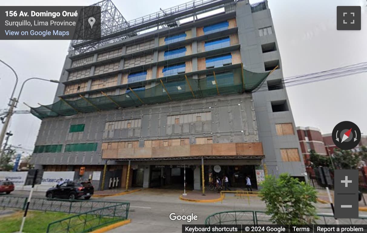 Street View image of Avenue Domingo Orue No 165, Lima