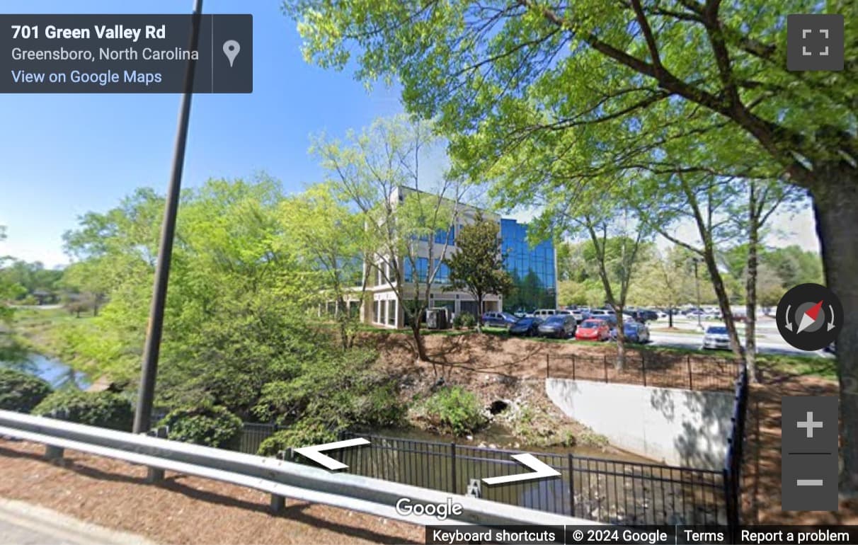 Street View image of 701 Green Valley Road, Suite 100, Greensboro, North Carolina