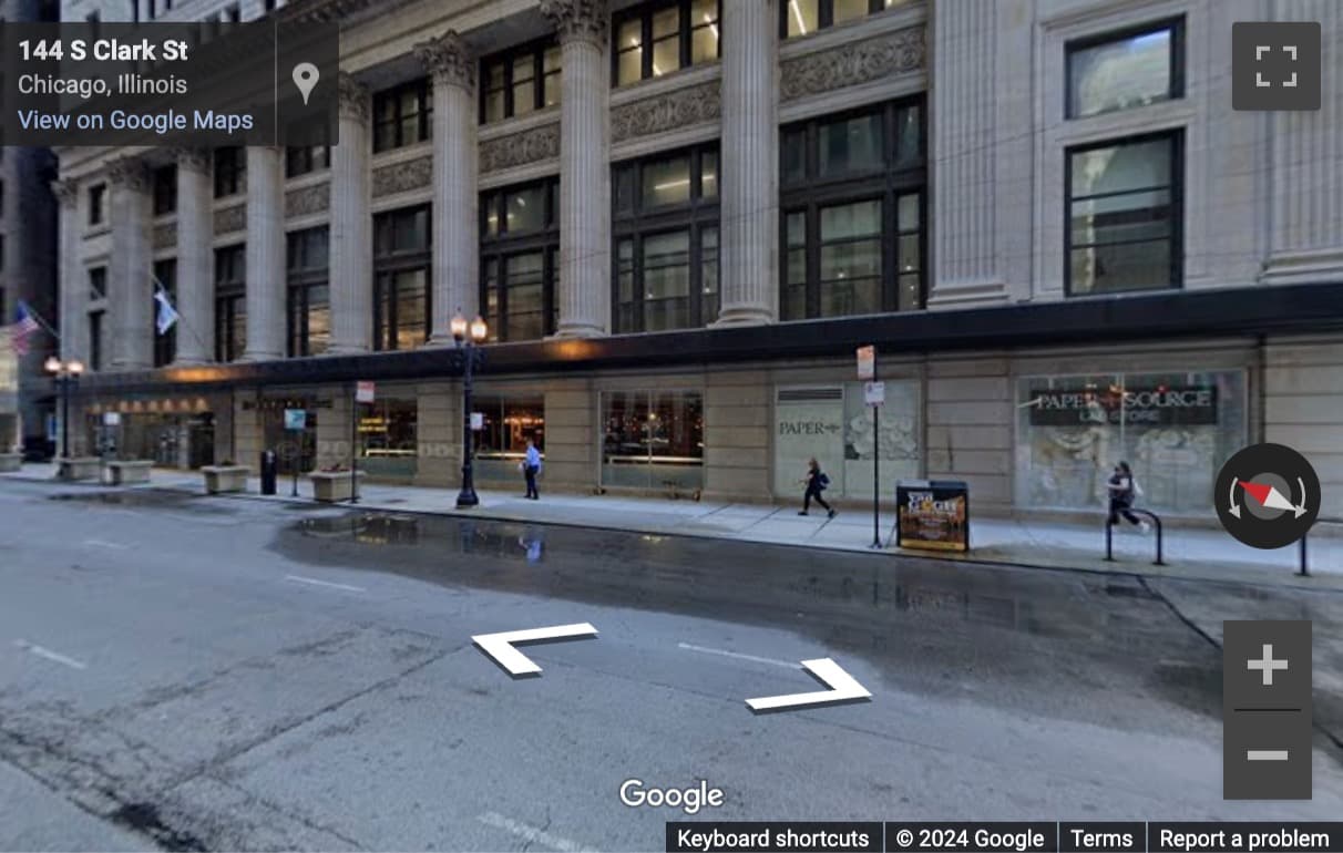 Street View image of 125 South Clark Street, The National, Chicago, Illinois