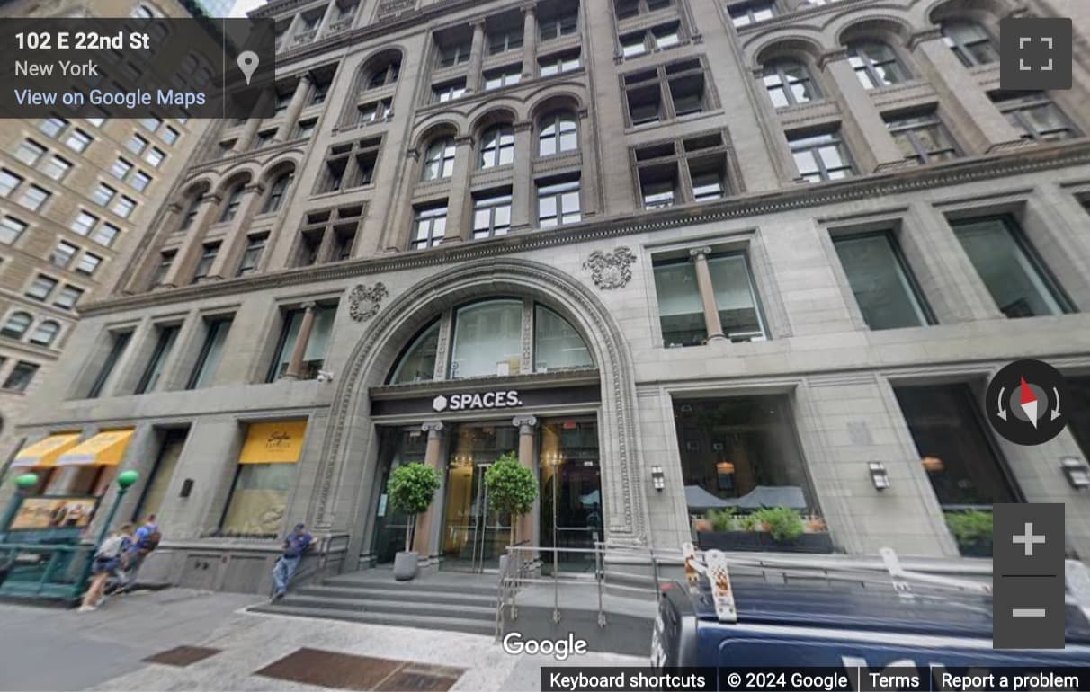 Street View image of 287 Park Avenue South, United Charities Building Complex