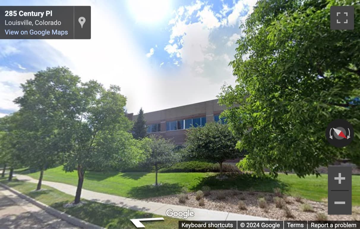 Street View image of 285 Century Place, 1st Floor, Louisville (Colorado)