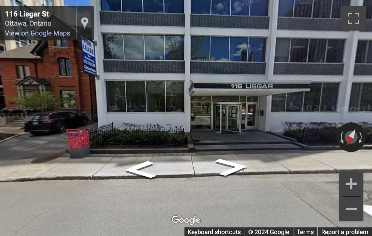 Street View image of 116 Lisgar Street, 6th Floor, Ottawa, Ontario