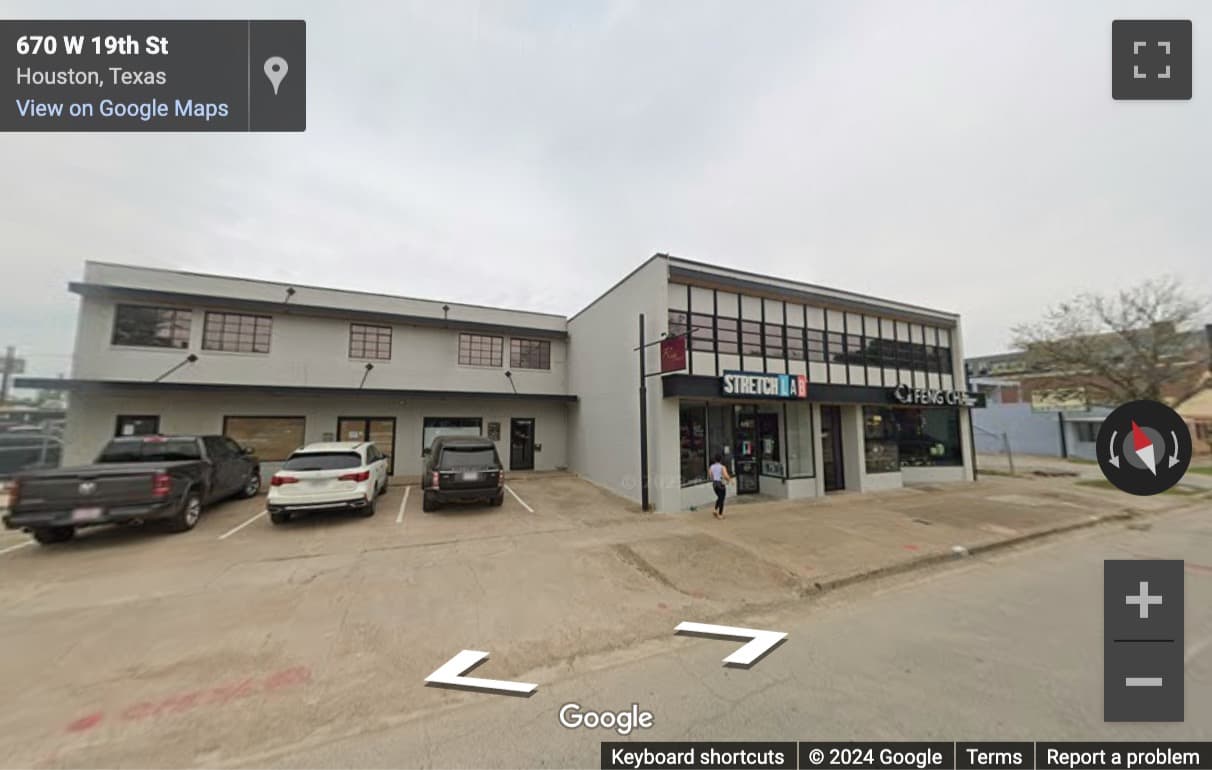 Street View image of 629 West 19th Street, Floor 2, Heights Common, Houston, Texas