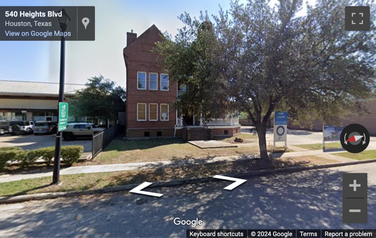 Street View image of 540 Heights Boulevard, Houston, Texas