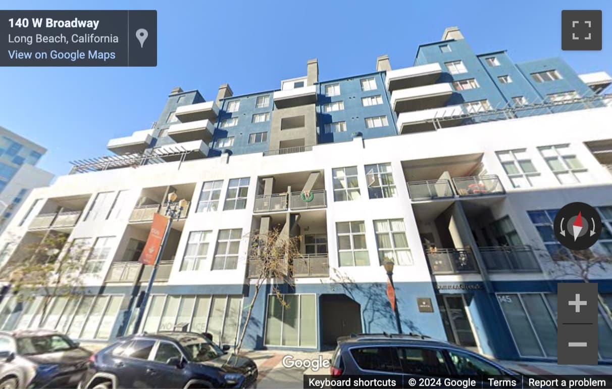 Street View image of 145 West Broadway, Long Beach, California