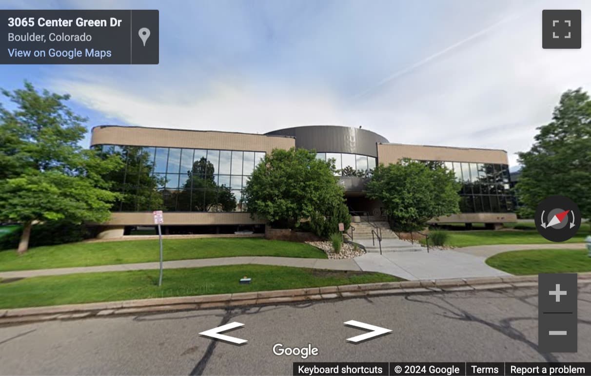 Street View image of 3065 Center Green Drive, 2nd Floor, Boulder, Colorado