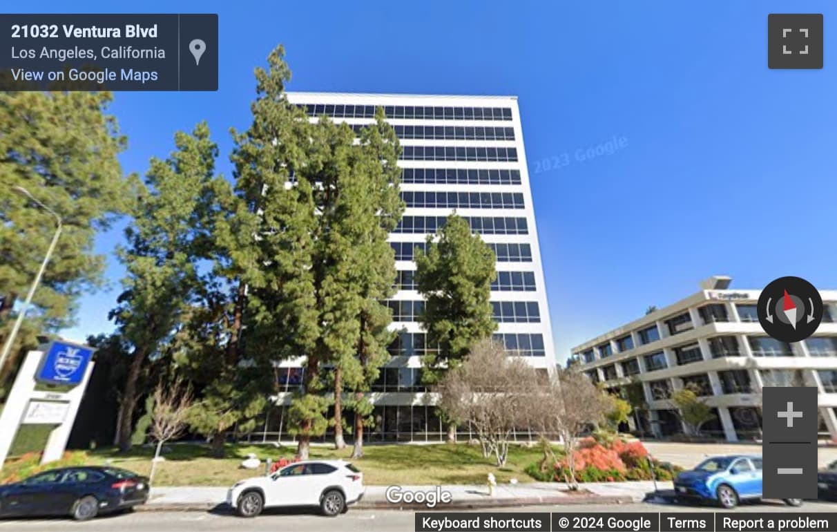 Street View image of 21031 Ventura Boulevard, Suite 200, Woodland Hills Corporate Center