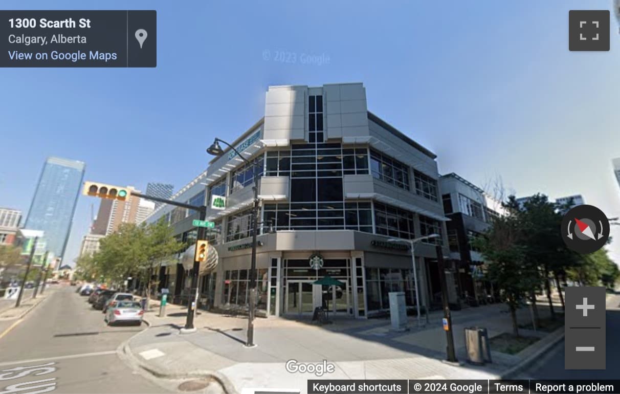 Street View image of 310, 150 13th Avenue South West, Calgary, Alberta