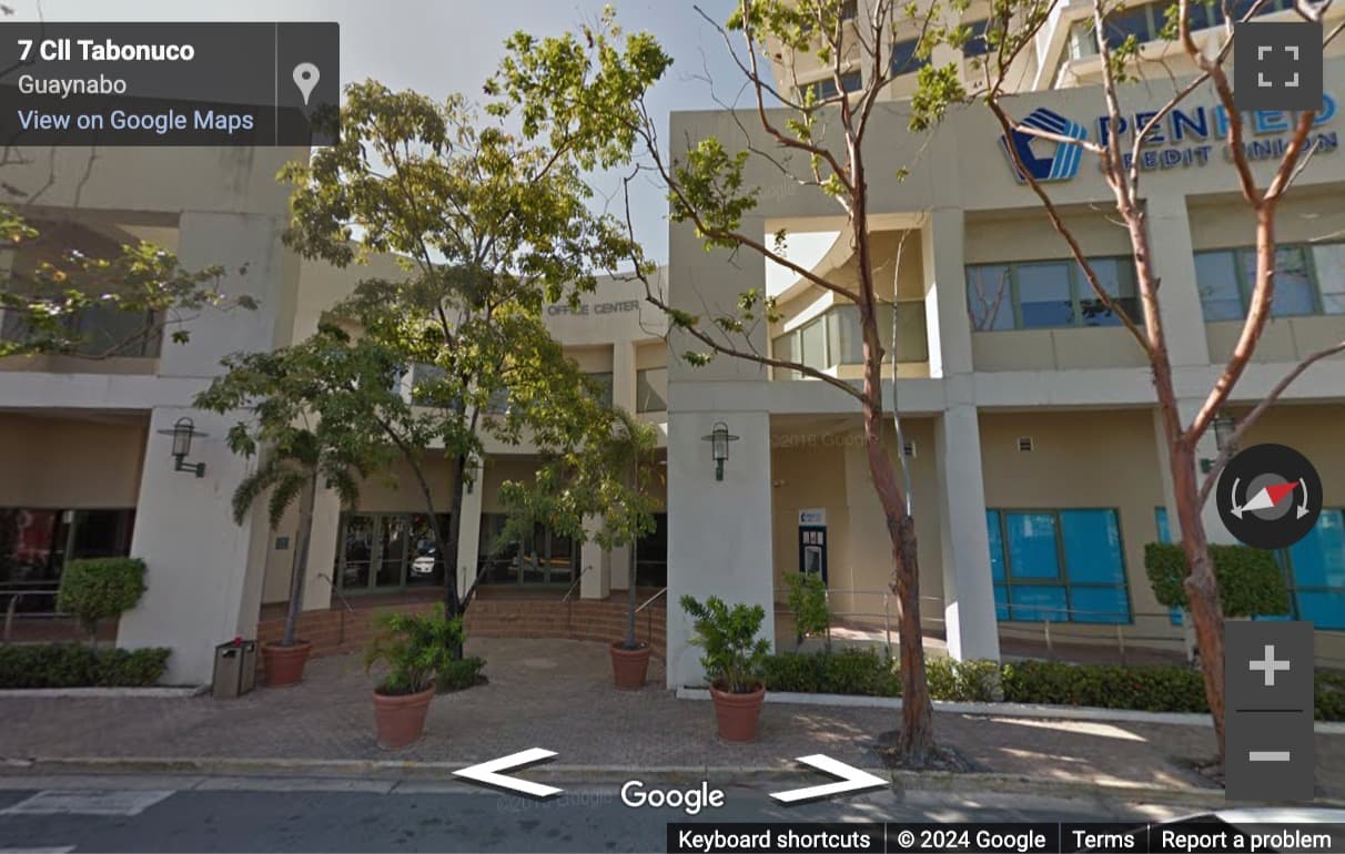 Street View image of 7 Calle Tabonuco, San Patricio Office Center, Suite 105, Guaynabo