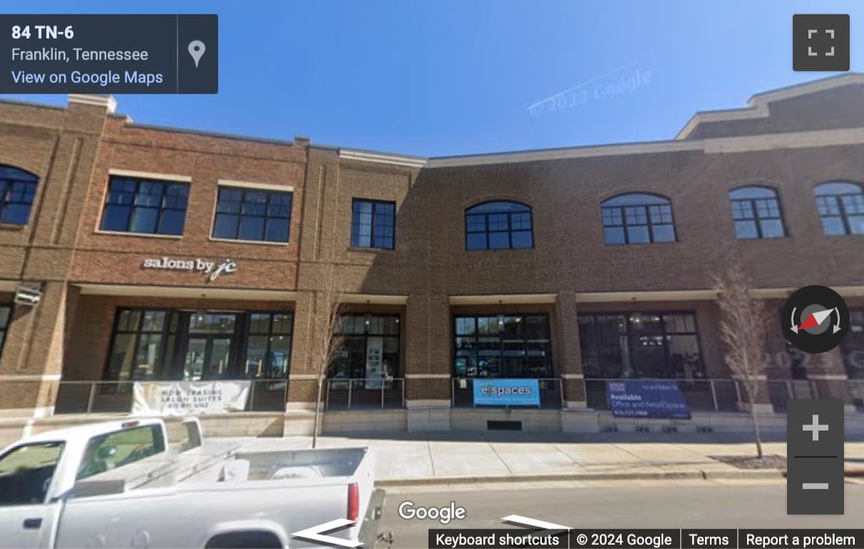 Street View image of 99 East Main Street, Suite 200, Franklin (Tennessee)