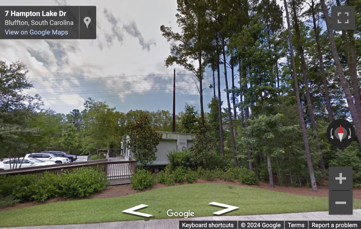 Street View image of 7 Hampton Lake Drive, 1st, 2nd & 3rd Floor, Bluffton, South Carolina