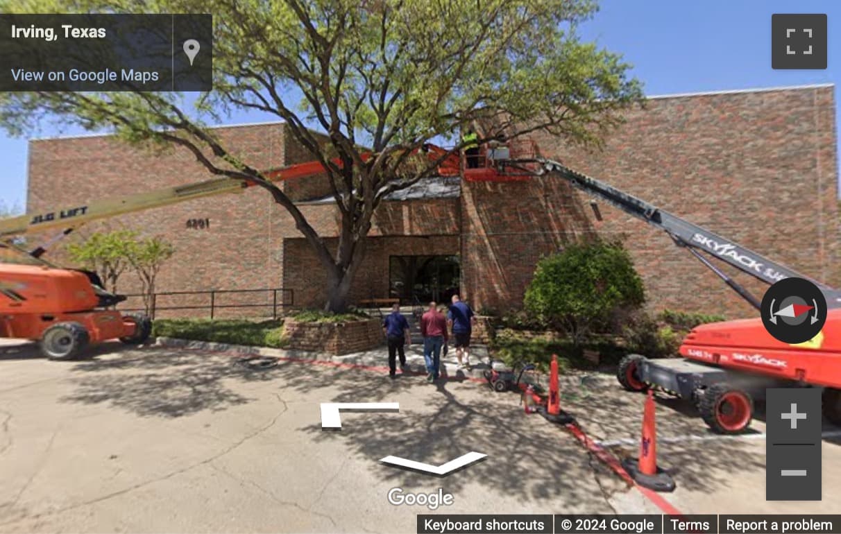 Street View image of 4201-4225 Wingren Drive, Irving, Texas