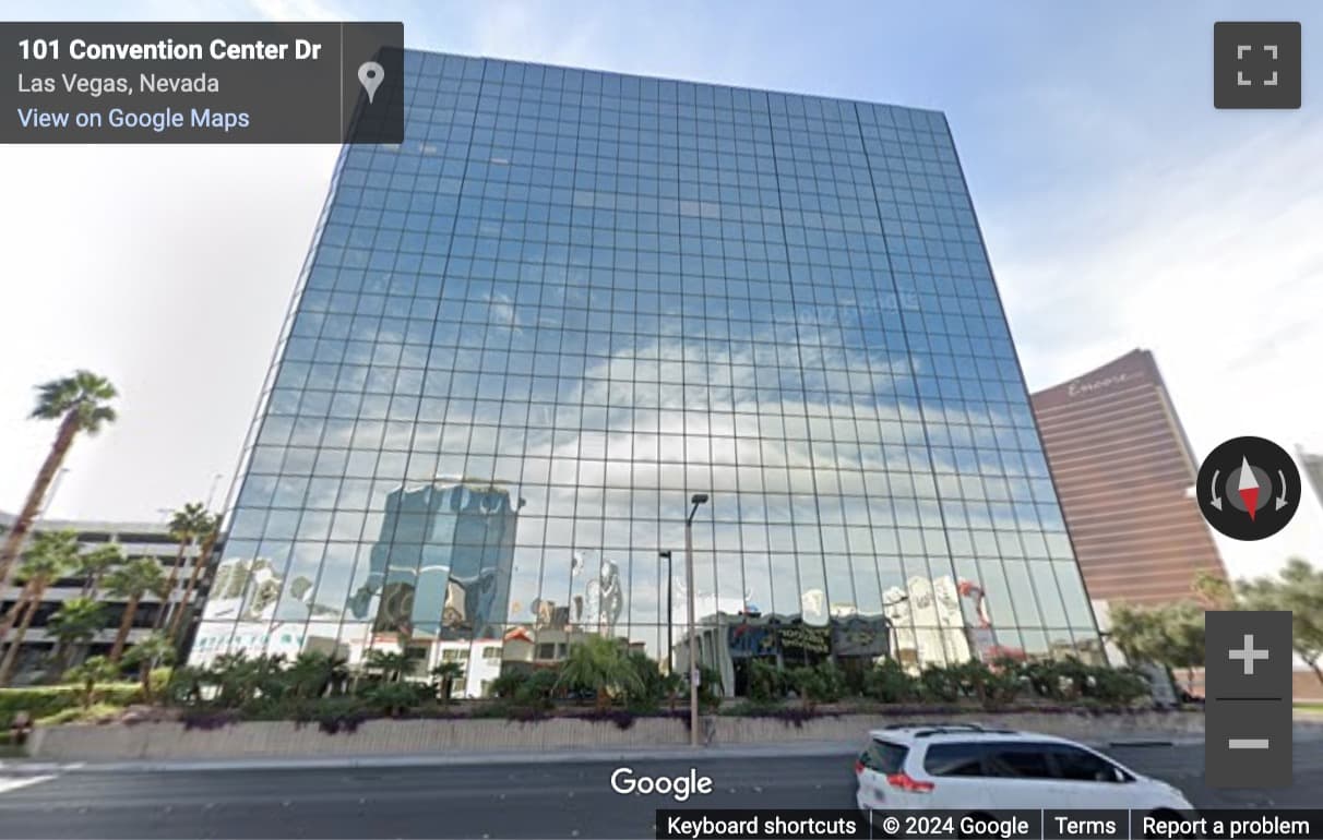 Street View image of 101 Convention Center Drive, Suite 900, Las Vegas, Nevada