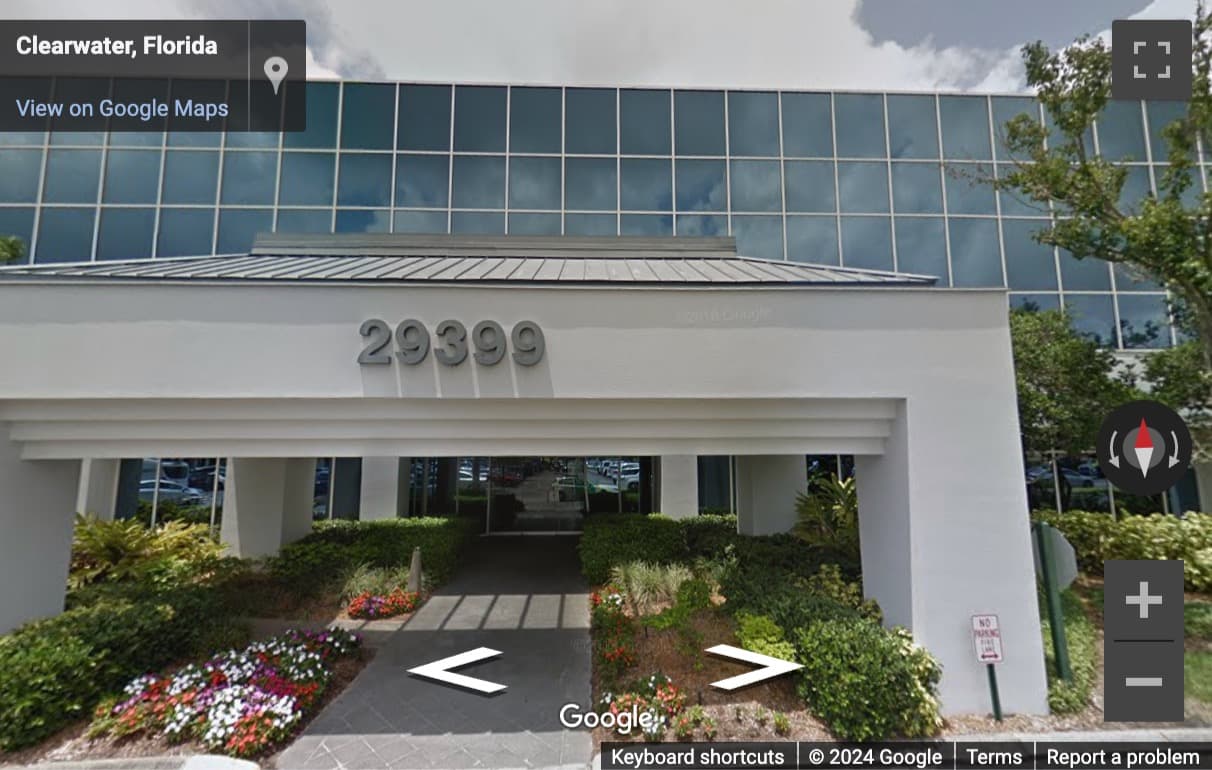 Street View image of 29399 US Highway 19 North, 1st Floor, Clearwater, Florida