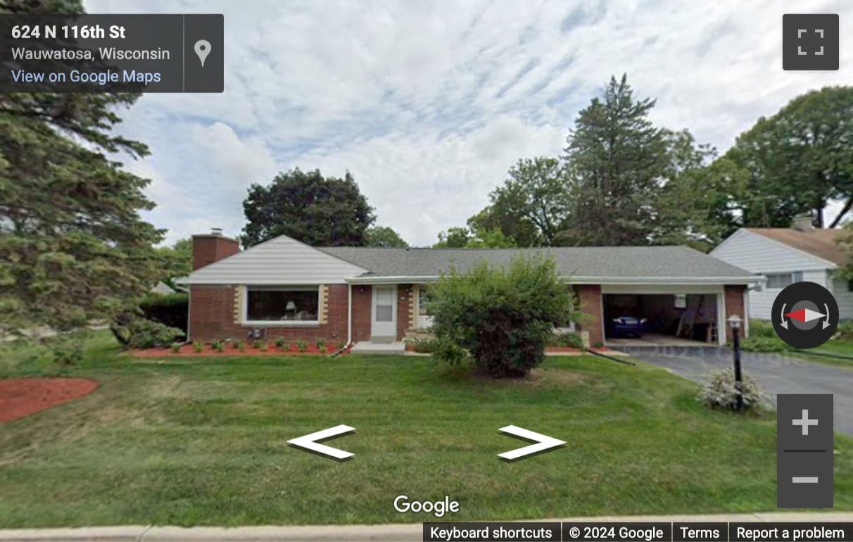 Street View image of 16815 West Wisconsin Avenue, 1st Floor, Brookfield