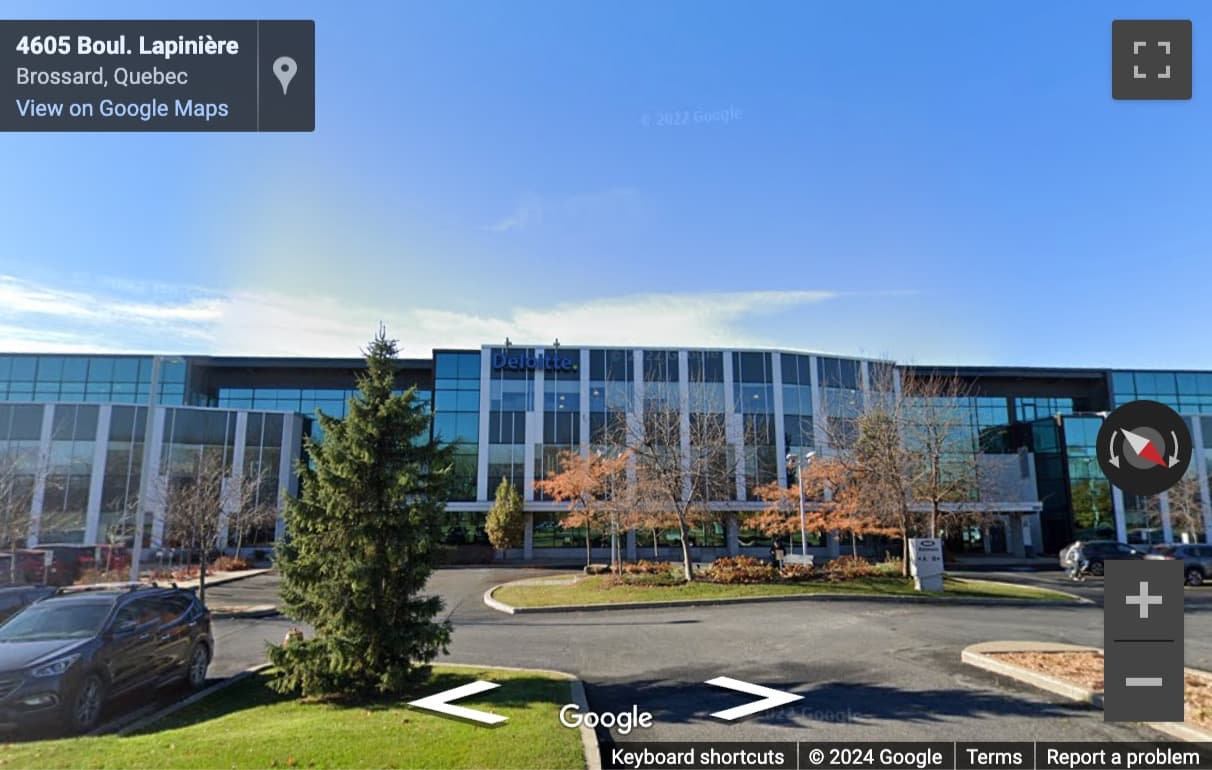 Street View image of 4605 Lapinière Boulevard, Quebec City