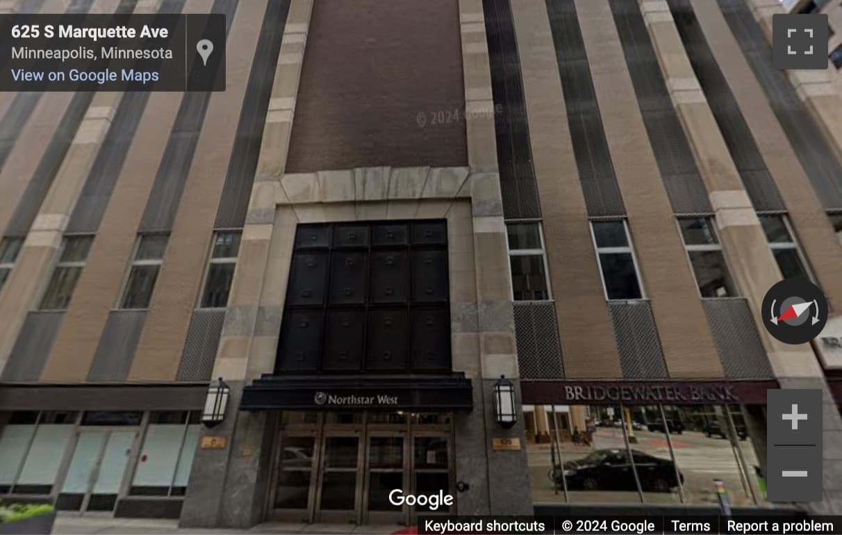 Street View image of 625 S Marquette Avenue, Minneapolis