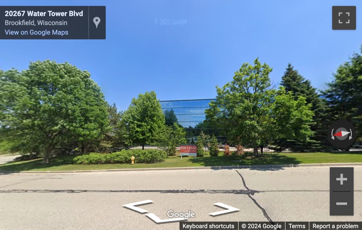 Street View image of 20225 Water Tower Boulevard, Suite 300, Brookfield, Wisconsin