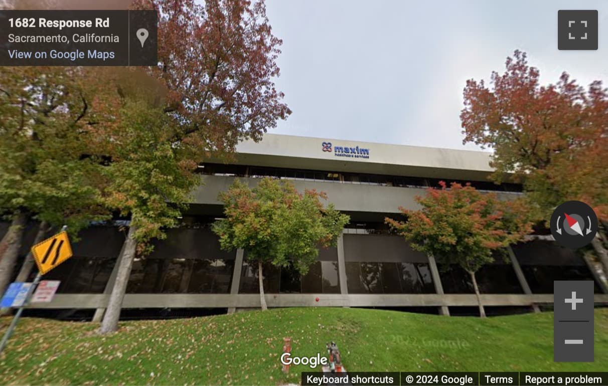 Street View image of 1651 Response Road, 3rd Floor, Sacramento, California