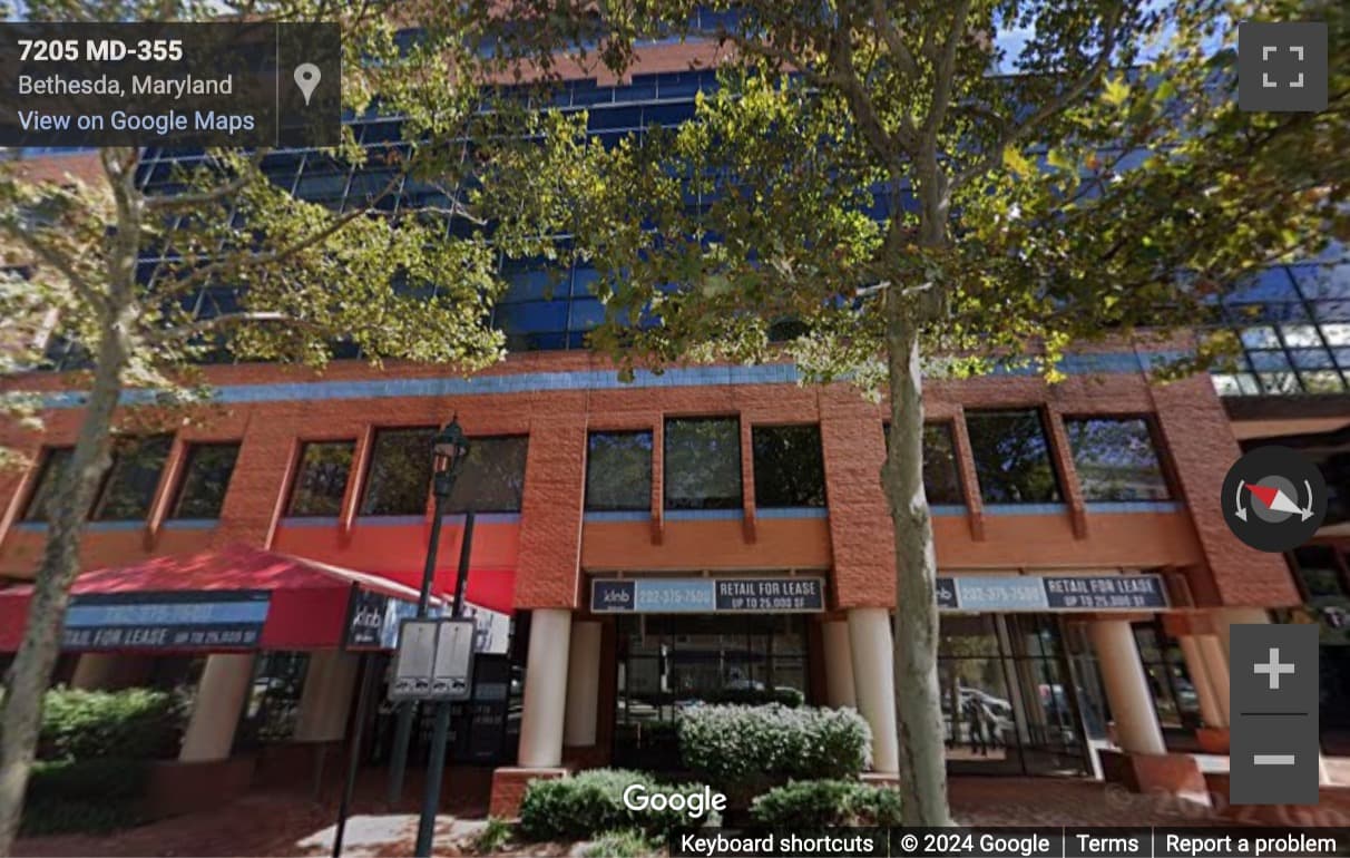 Street View image of 7201 Wisconsin Avenue, 4th Floor, Bethesda, Maryland