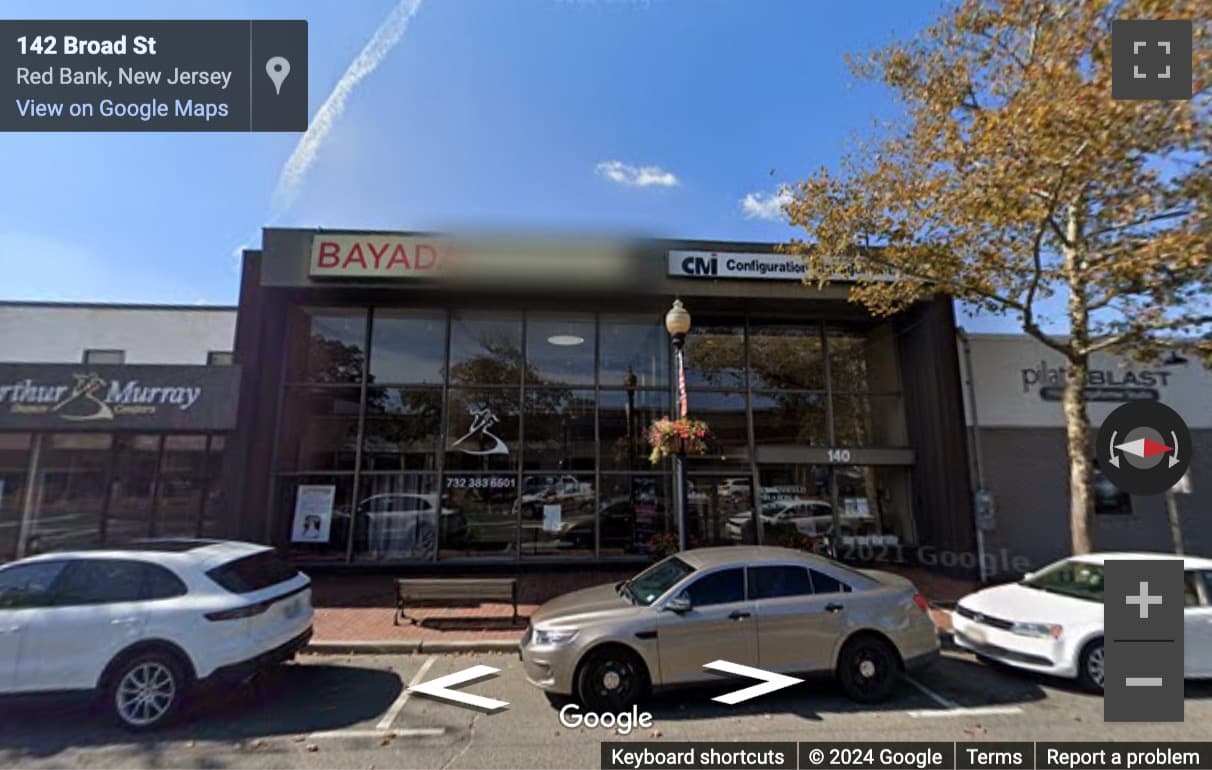 Street View image of 140 Broad Street, Suite 200, Red Bank, New Jersey