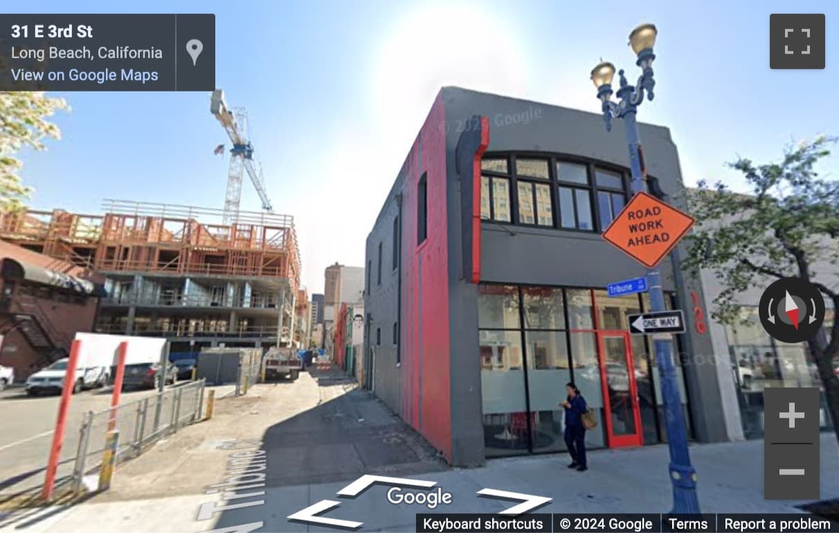 Street View image of 120 East 3rd Street, 1st and 2nd Floor, Long Beach, California