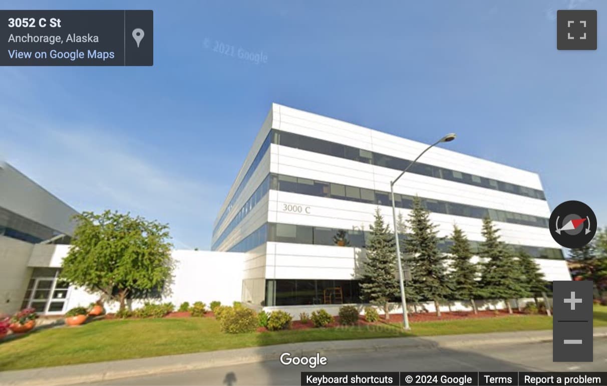 Street View image of 3000 C Street, 2nd Floor, Anchorage, Alaska