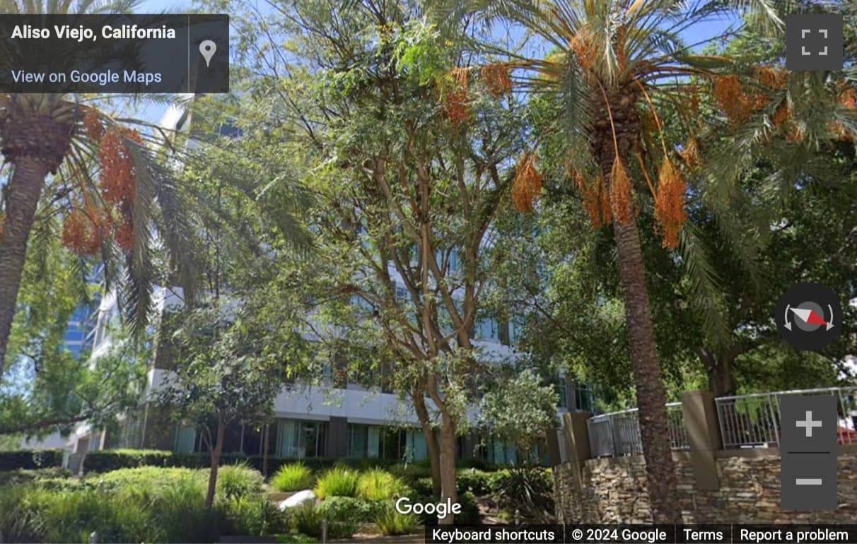 Street View image of 15 Enterprise, Suite 250, Aliso Viejo, California