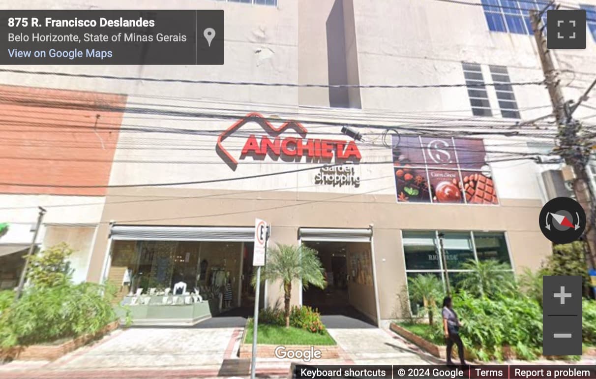 Street View image of Rua Francisco Deslandes, 900 Anchieta, Belo Horizonte